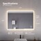 Anzzi 27in x 39in LED Front/Back Lighting Bathroom Mirror With Defogger BA-LMDFX014AL - alternate 9